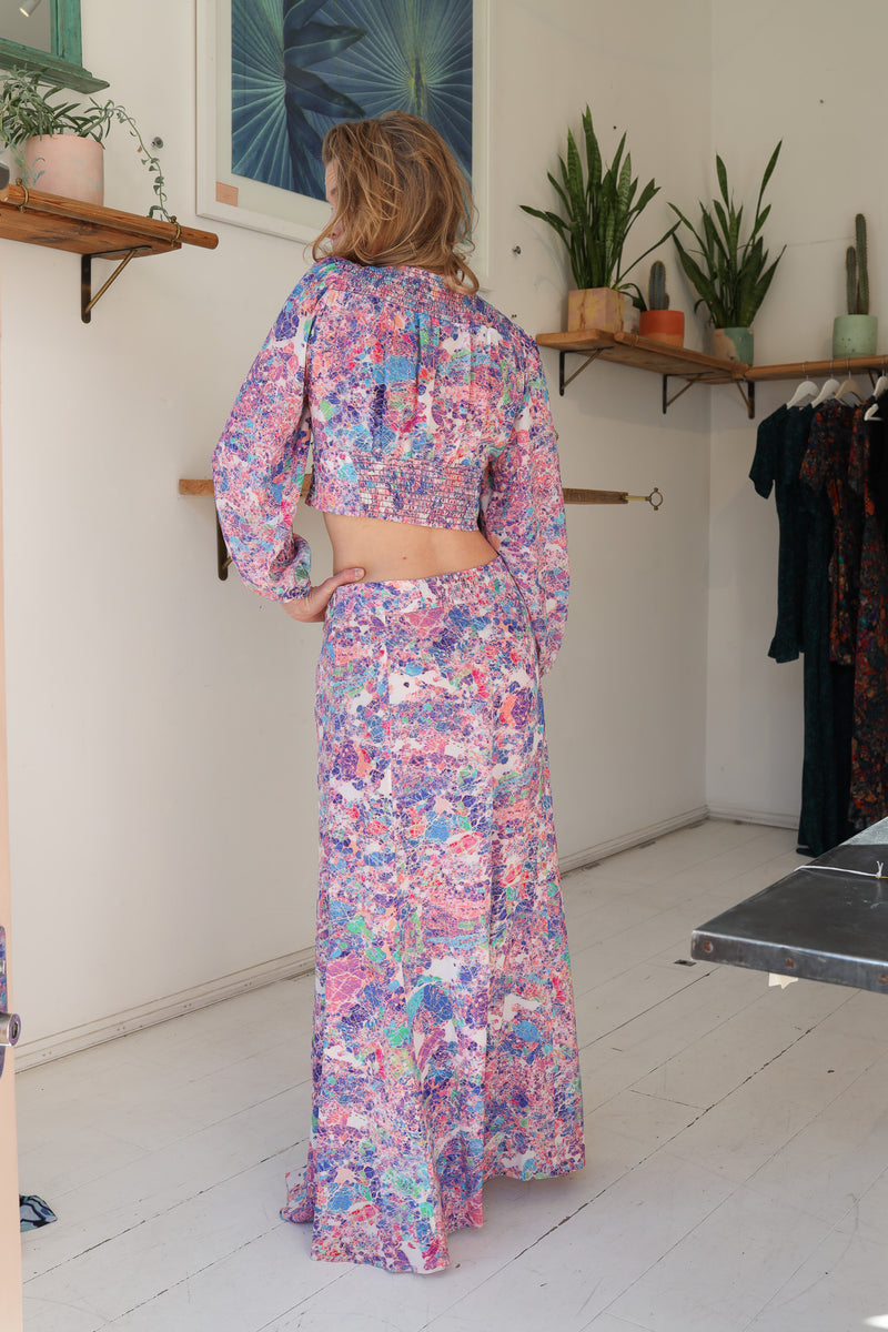 Rock & Roll Pink Silk Blouse