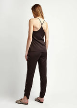 Lola Black Silk Camisole