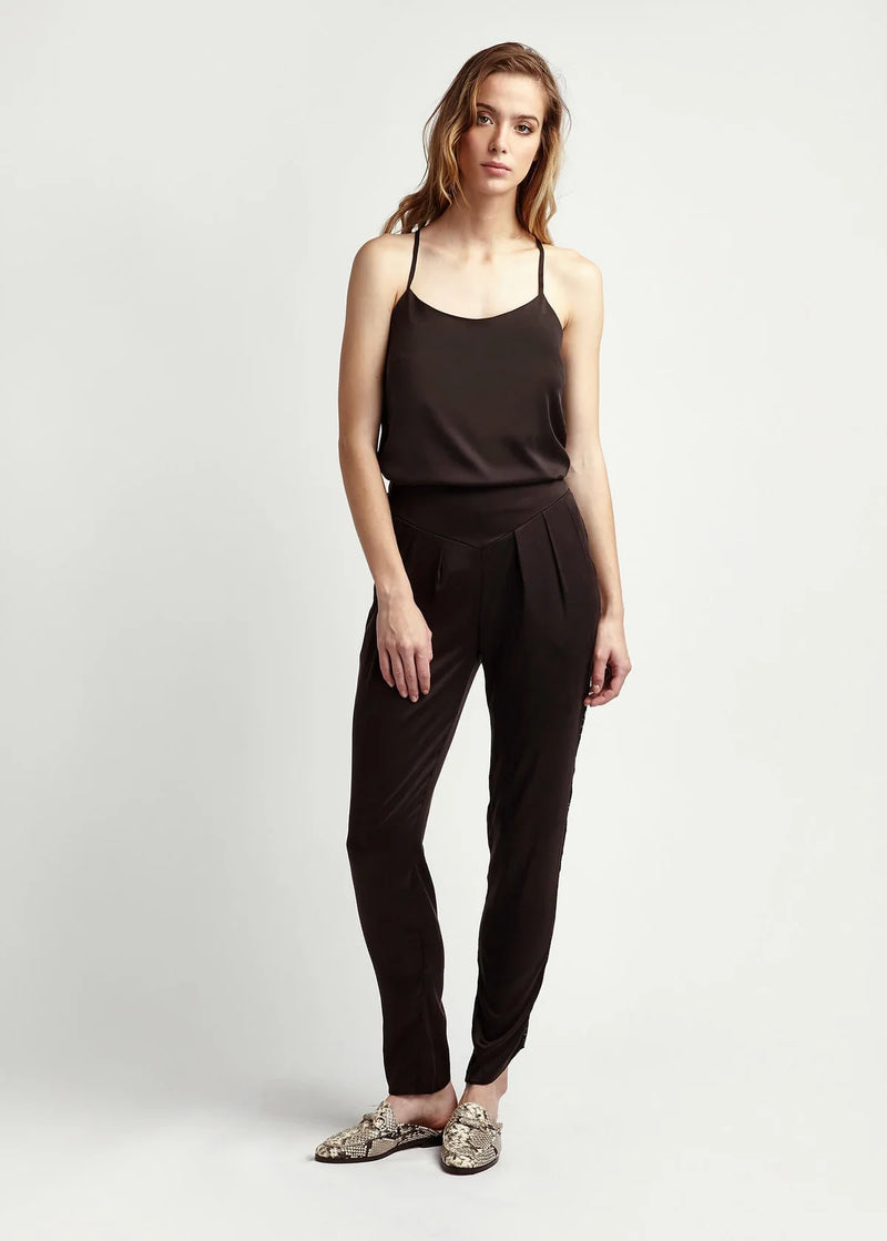 Lola Black Silk Camisole