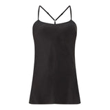 Lola Black Silk Camisole