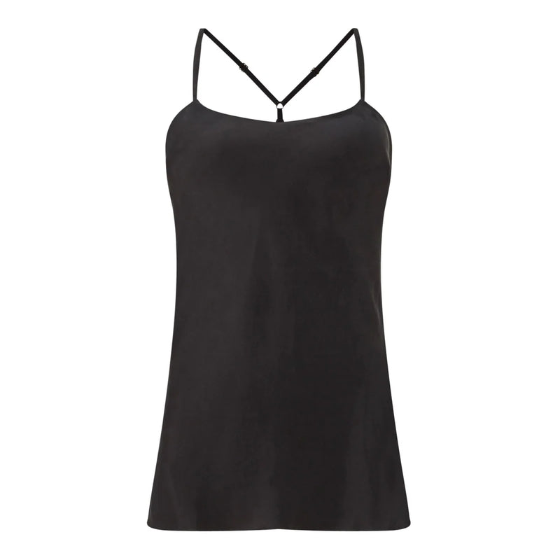 Lola Black Silk Camisole